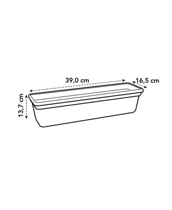 Jardinera GB 40CM VRD | Ideal para Plantas en Macetas | Resistente y Elegante | Endanea Garden