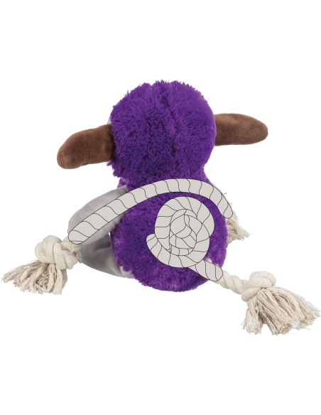 Juguete Monstruo de Felpa y Cuerda con Sonido para Perros | Resistente y Divertido

