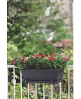 Jardinera Barcelona 50 cm Antracita | Estilo Elegante y Funcional para Jardines y Terrazas | Endanea Garden