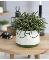 CERAMIC POT WITH GLASSES ES 8.5 BLANCO