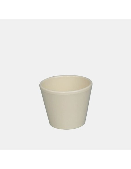 Maceta Vaso Cactus Crema 9x9 cm | Elegante y Moderna para Plantas Pequeñas

