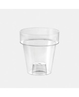 Maceta Porto Transparente 14x15 cm  Elegancia y Durabilidad | Endanea Garden

