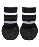 CALCETINES PERRO ANTIDESLIZANTE S-M NEGRO
