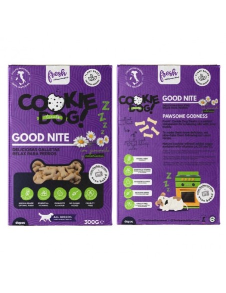 FRESH COOKIE DOG TREATS GOOD NITE 300GR
