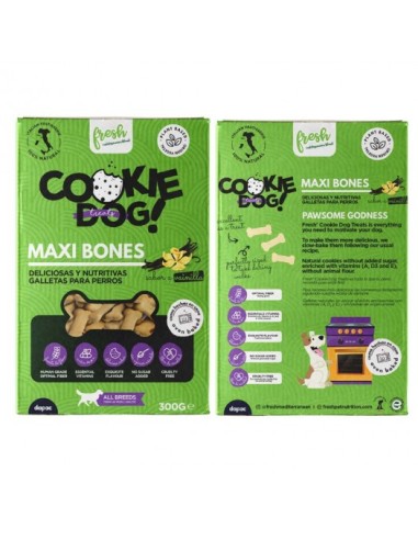 FRESH COOKIE DOG TREATS MAXI BONES 300G