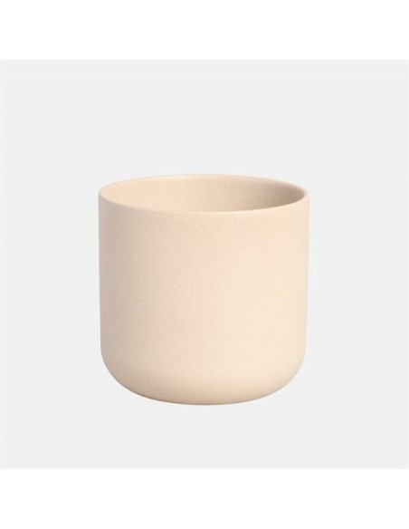 Maceta Sita Crema 11x11.5 cm | Cerámica Moderna y Duradera para Plantas

