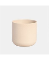 Maceta Sita Crema 11x11.5 cm | Cerámica Moderna y Duradera para Plantas

