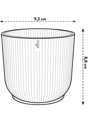 Maceta Vibes Mini Azul 9 cm  Elegancia y Estilo para Plantas Pequeñas | Endanea Garden

