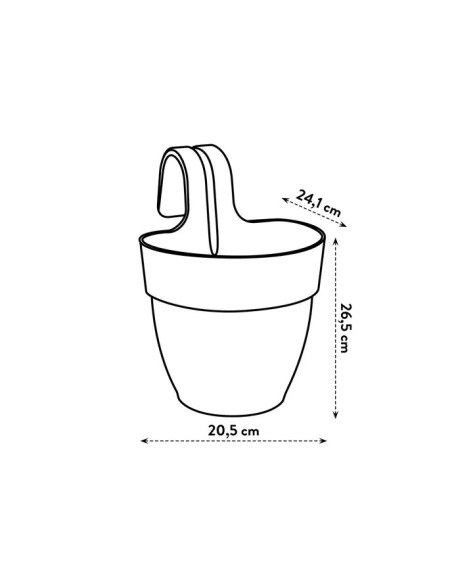 Maceta Vibia Campana Easy Hanger S Blanco Sedosa Colgante Comprar