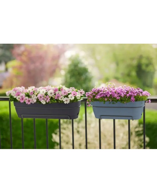 Vibia Campana Trough 50 Antracita | Jardinera Rectangular Moderna | Endanea Garden

