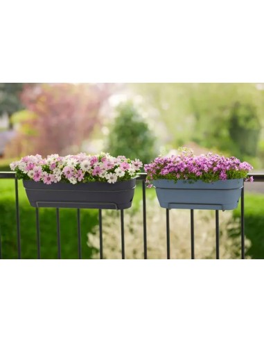 Vibia Campana Trough 50 Antracita | Jardinera Rectangular Moderna | Endanea Garden

