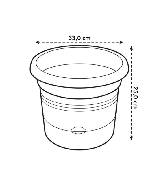 Maceta GB Tomates 33 cm Negra para Cultivo Interior y Exterior | Endanea Garden

