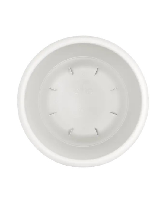 Maceta Redonda Amiga Blanco Sedoso 47 cm | Elegante y Resistente | Endanea Garden

