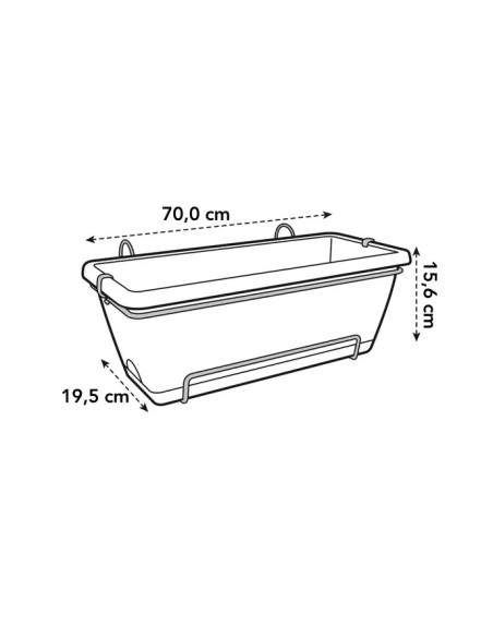 JARDINERA BARCELONA 70 PISTACHIO VERDE