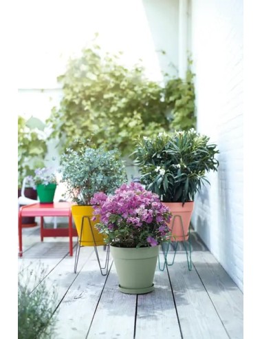 Maceta Loft Urban Redonda 25cm Antracita | Diseño Moderno y Funcional | Endanea Garden