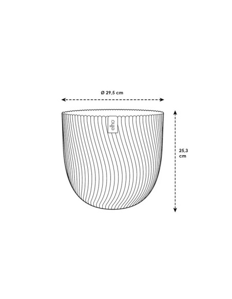 MACETA SEREH BEIGE 30CM