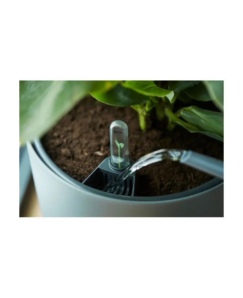Hidrojardinera Insert 33cm Negro  Autorriego y Diseño Moderno para tu Jardín y Hogar


