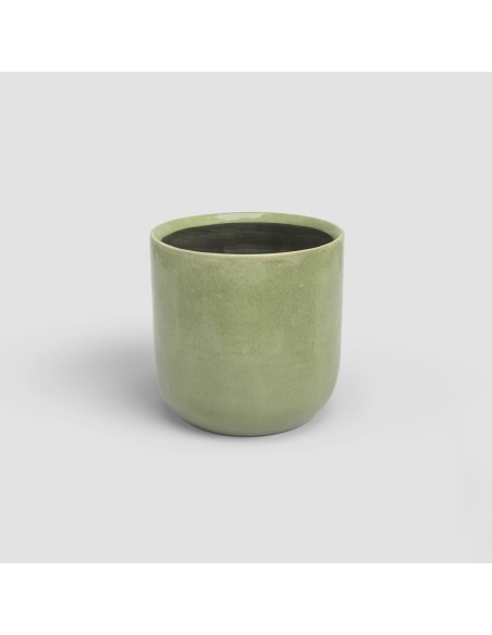 Maceta Jupiter 33cm Verde Agua  Grande, resistente y decorativa para interior o exterior

