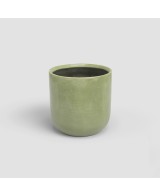 Maceta Jupiter 33cm Verde Agua  Grande, resistente y decorativa para interior o exterior

