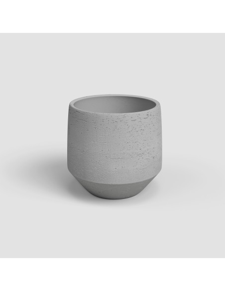 Maceta Venus 20 cm MA Gris Claro  Diseño Moderno y Resistente para Interior y Exterior

