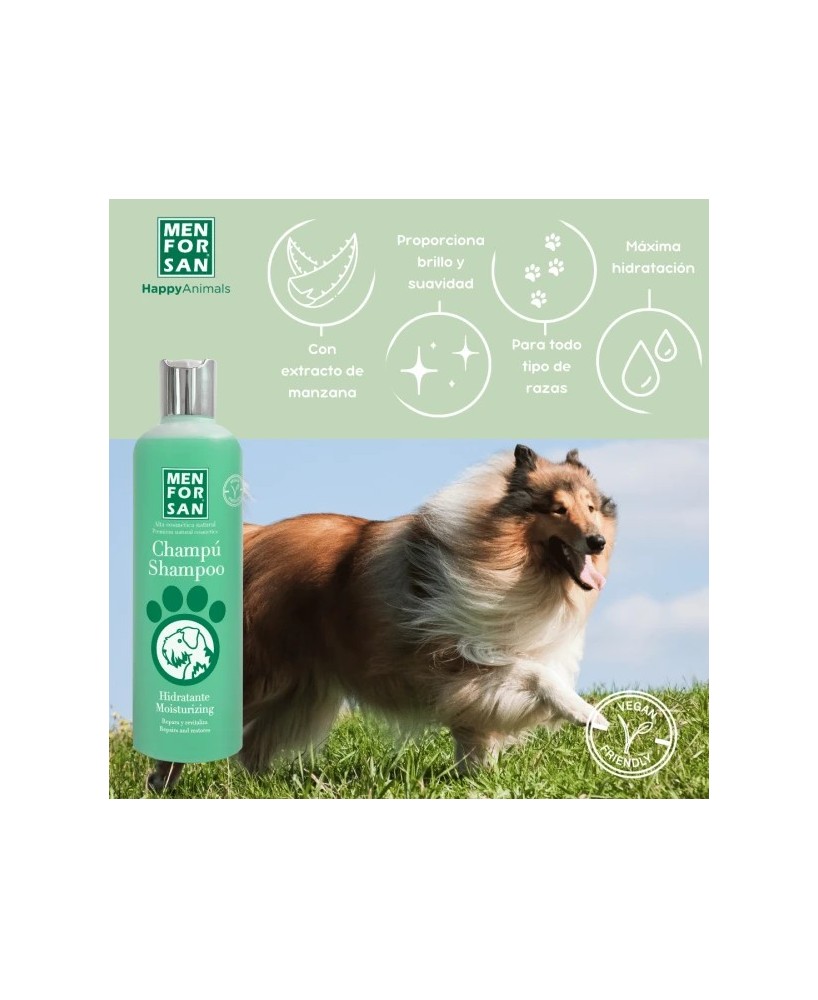 Men For San Champú Hidratante 300ML para Perros | Limpieza y Cuidado del Pelaje