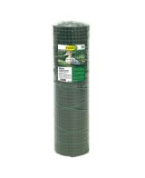 Malla Metal Cuadrada Plastificada 0.5x10m 13mm para Jardín Huerto y Construcción