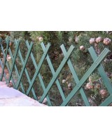Celosía PVC Blanca y Verde para Jardín, Patio y Terraza  Duradera, Elegante y Fácil de Instalar

