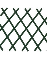 Celosía PVC Blanca y Verde para Jardín, Patio y Terraza  Duradera, Elegante y Fácil de Instalar

