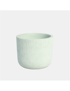Maceta Verde Menta 19x17cm Cerámica | Diseño Funcional y Duradero

