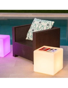 Lámpara LED Flowercube 8x8 Recargable Luz Cálida Decorativa