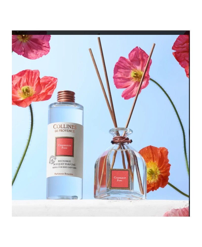 Recarga 200ml Amapola Perfume Natural para Difusores y Ambientadores