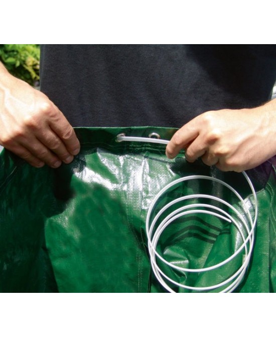 Saco de Jardín 270L con Anillo Metálico y 4 Asas  Resistente y Lavable

