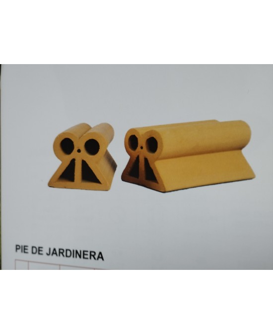 Pie para Jardinera Terracotta Bailén  Elevador con Drenaje y Estilo Rústico | Endanea Garden


