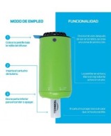 Difusor Antimosquitos Thermacell Verde | Protección Exterior 20 m² Sin Humo ni Olores

