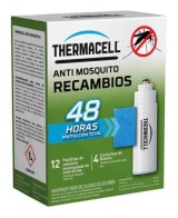 Recambio Thermacell 48h  12 Pastillas Insecticida + 4 Cartuchos Butano

