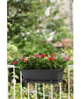 Plato jardinera 70 cm Antracita Barcelona | Endanea Garden

