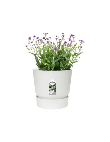 Maceta GV Redondo Blanco 14 cm | Elegante y Versátil | Endanea Garden

