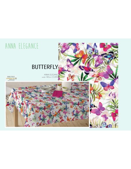 MANTEL ANTIMANCHAS R.BUTTERFLY