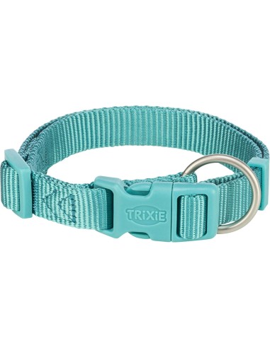 COLLAR PREMIUM S-M 30-45CM/15MM AQUA