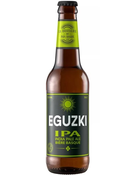 CERVEZA EGUZKI IPA 33 CL 5.5%