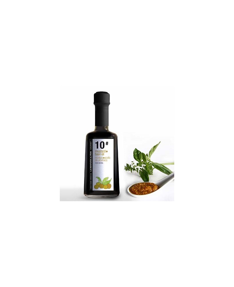 ALIÑO MOSTAZA+ACEITE DE ALBAHACA LA MONTAÑA ALIÑOS 250 ML