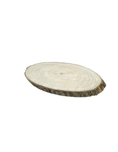 RODAJA OVAL MADERA RUSTICA XXL
