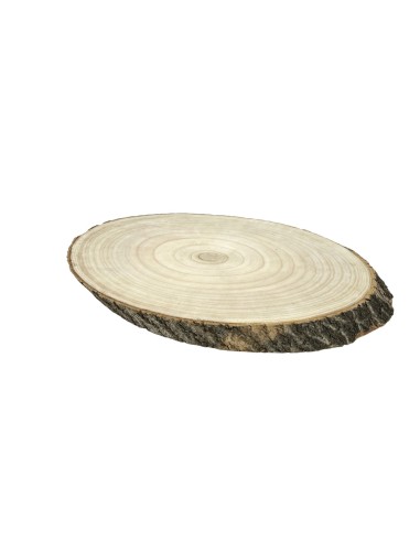 RODAJA OVAL MADERA RUSTICA XXXL