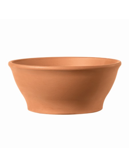 Maceta Ciotola Liscia Barro Rojo 32cm | Diseño Rústico y Duradero  Endanea Garden

