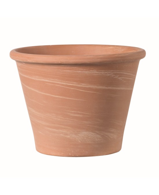 Maceta Vaso Duo W. Striped Blanco 25cm | Diseño Moderno y Funcional

