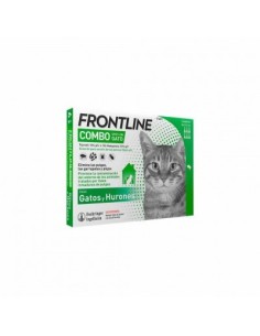 Antiparasitario para Gatos y Hurones Eliminación de Pulgas Garrapatas y Piojos con Protección Prolongada