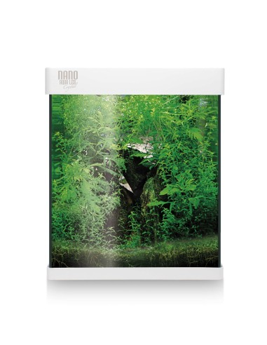 Kit Nano AquaLED 20L Negro - Acuario Compacto con Iluminación LED y Filtro | Endanea Mascotas