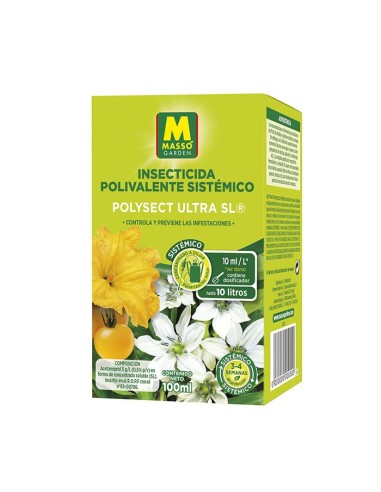 Insecticida Polivalente Concentrado 100ml Massó Control Plagas Jardín Huerto