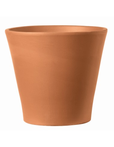 Maceta Vaso Cono Barro Rojo 26 cm | Durabilidad y Estilo para Interior y Exterior

