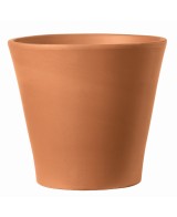 Maceta Vaso Cono Barro Rojo 26 cm | Durabilidad y Estilo para Interior y Exterior

